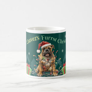 Customisable Furrst Christmas Boxer Coffee Mug
