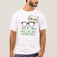 Customisable Game Show Contestant T-Shirt
