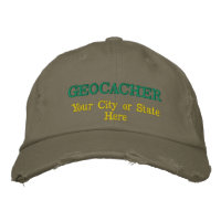 Customisable Geocacher's City or State