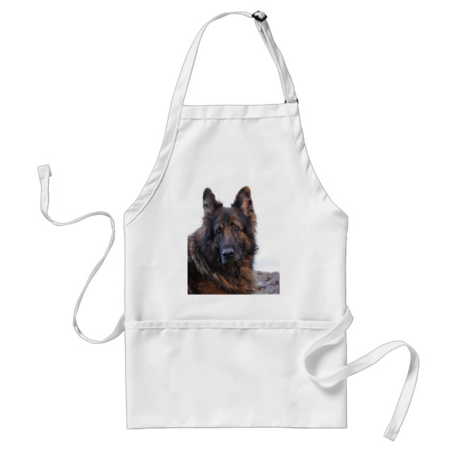 Customisable German Shepherd Dog Standard Apron (Front)