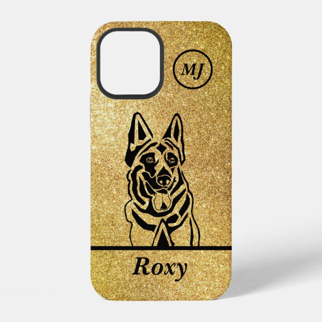 Customisable German Shepherd Lovers iPhone Case (Back)