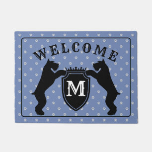 Customisable Giant Schnauzer Doormatnt Doormat