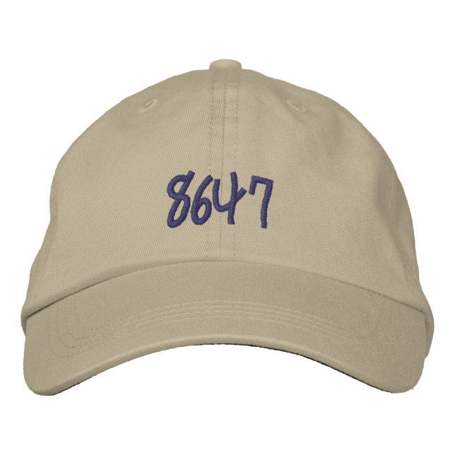 Customisable Gifts  8647 Embroidered Hat (Front)