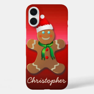 Customisable Gingerbread Man iPhone 16 Plus Case