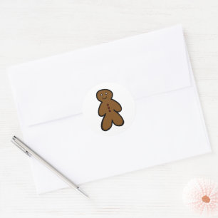 Customisable Gingerbread Man Sticker