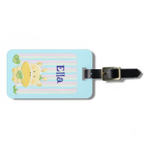 Customisable Giraffe cartoon tag with quote
