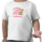 Customisable Giraffe girl second birthday shirt 2