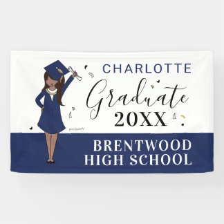 Customisable Girl Avatar | High School Graduation  Banner