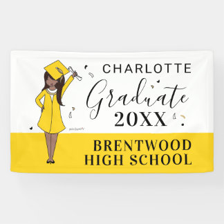 Customisable Girl Avatar | High School Graduation  Banner