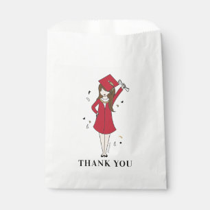 Customisable Girl Avatar   High School Graduation  Favour Bags