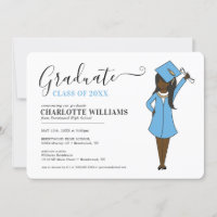 Customisable Girl Avatar | High School Graduation