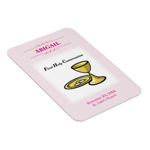 Customisable, Girl Communion Body and Blood Magnet