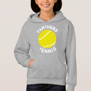 Customisable Girls Tennis Player Custom Team Name