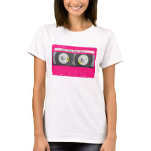 Customisable Girly Pink Cassette Tape