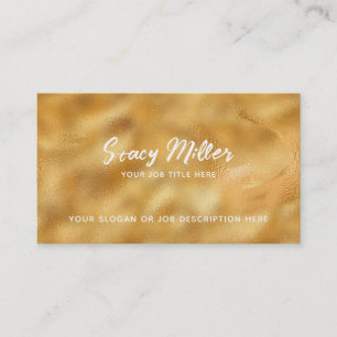 Customisable Gold Business Cards