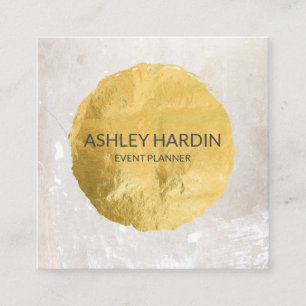 Customisable Gold Leaf Foil Business Card