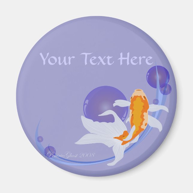 Customisable Goldfish Magnet (Front)