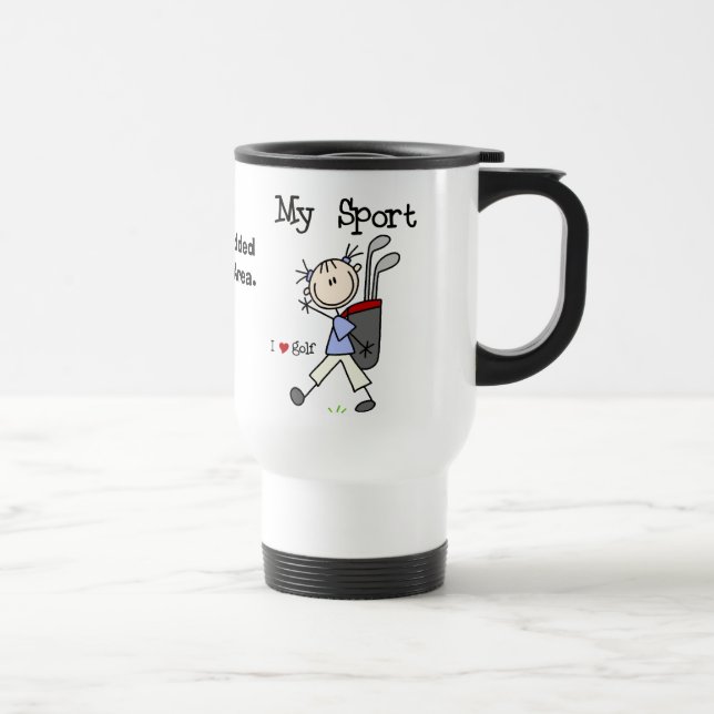 Customisable Golf My Sport Mug (Right)