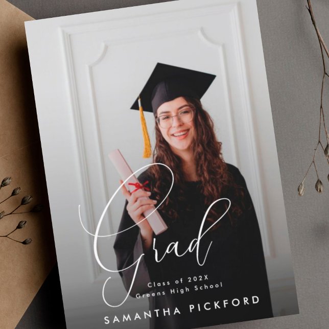 Customisable Graduation Announcement Photo Grad (Creator Uploaded)