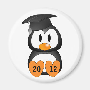 Customisable Graduation Penguin Magnet