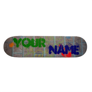 Customisable Graffiti Skateboard