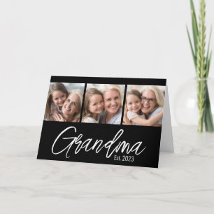 Customisable Grandma Grandparents Day 3 Picture Card