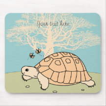 Customisable Greek Tortoise Mouse Pad