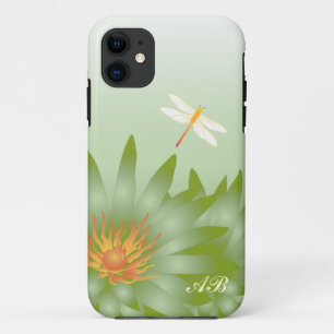 Customisable: Green daisies iPhone 11 Case