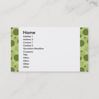 customisable green dots card