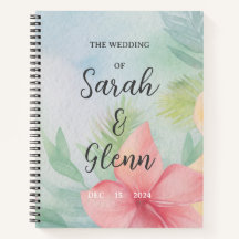 Customisable Green Floral Wedding Souvenir