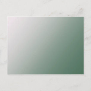 Customisable Green Gradient Postcard