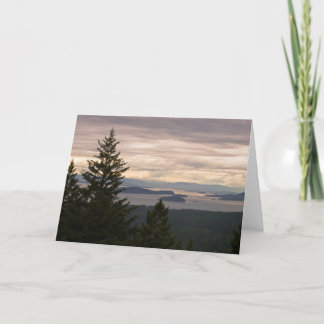 Customisable Greeting Card: San Juan Islands Pano Card