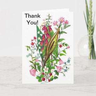Customisable Greeting Thank You Card