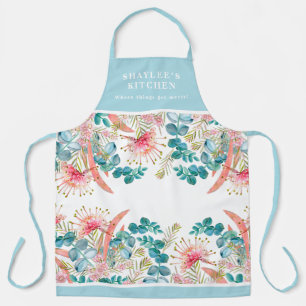 Customisable Grevillea And Eucalyptus   Apron