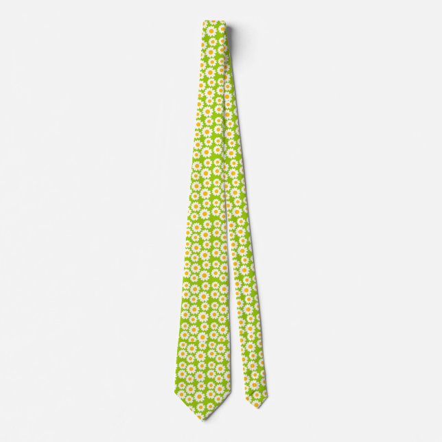 Customisable Groovy Daisies Tie (Front)