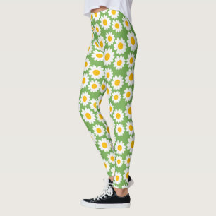 Customisable Groovy Flowers Leggings
