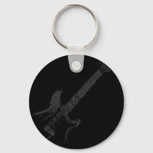 Customisable Guitar Keychain