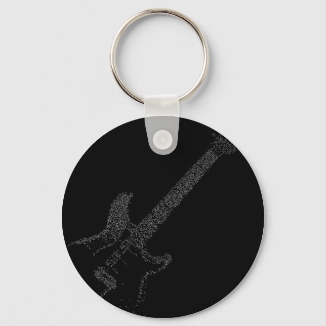 Customisable Guitar Keychain (Front)