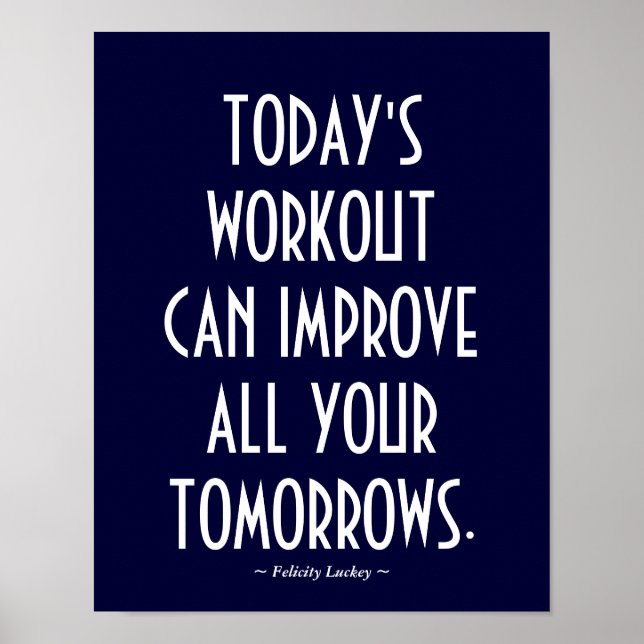 Customisable Gym Poster 48 (Front)