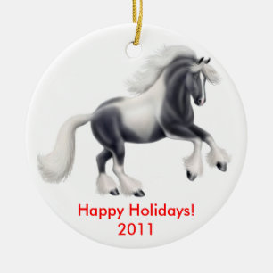 Customisable Gypsy Horse Ornament