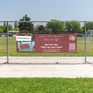 Customisable Hair Salon Advocacy Outdoor Banner