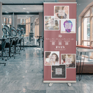 Customisable Hair Salon Event Retractable Banner