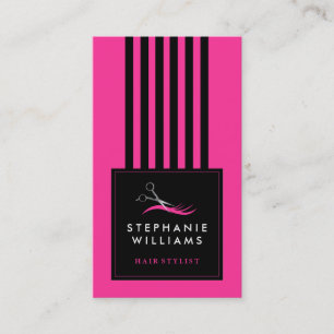 Customisable Hair Stylist Business Card Template