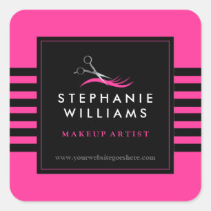 Customisable Hair Stylist Stickers