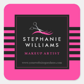 Customisable Hair Stylist Stickers