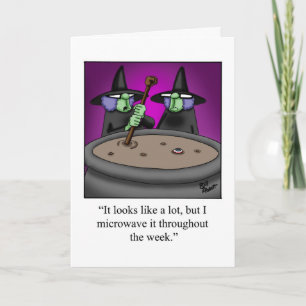 Customisable Halloween Humour Card Spectickles