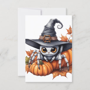 Customisable Halloween Response Card