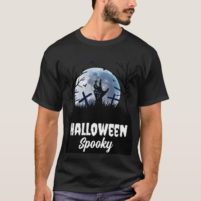 Customisable Halloween Spooky Scary Shirts (Front)