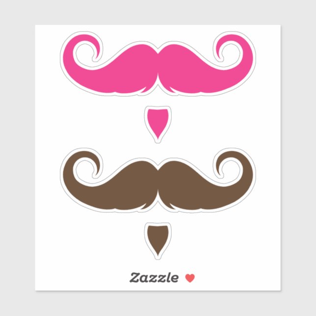 Customisable Handlebar Moustache (Sheet)