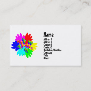 Customisable Hands And Puzzling Puzzle Piece Business Card